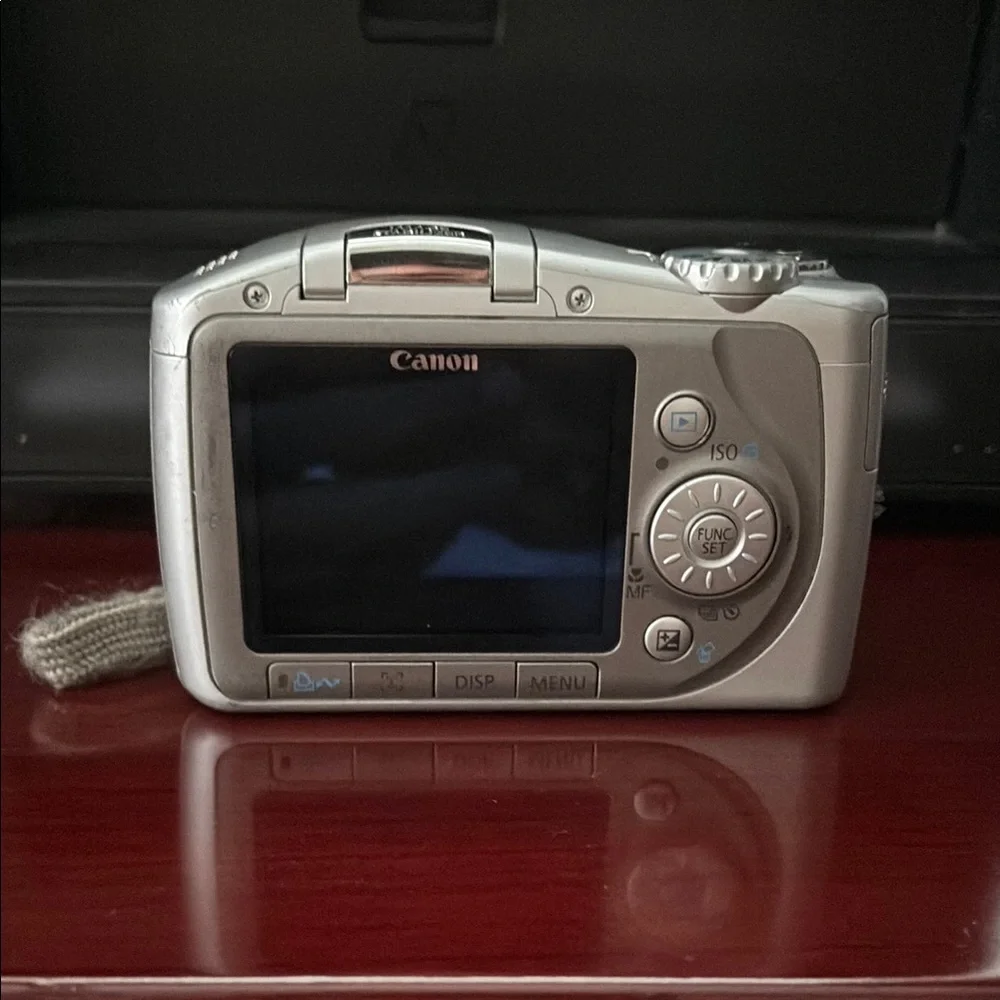 Canon Silver PowerShot Digital Camera with Zoom Lens